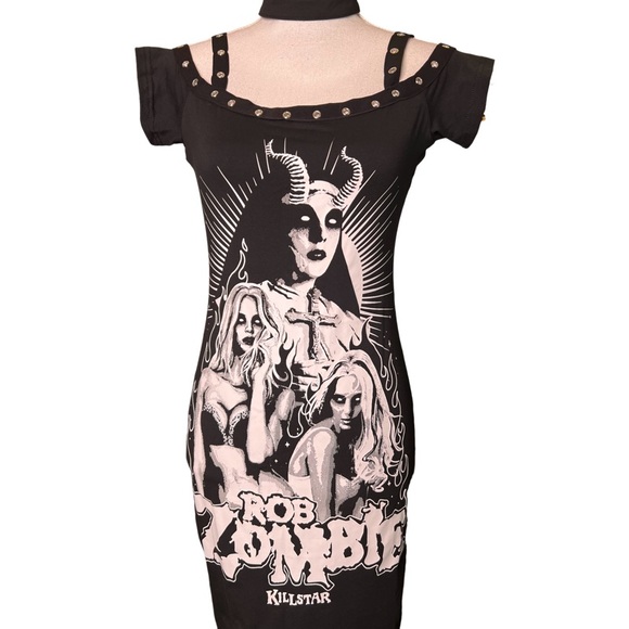 Women's dress KILLSTAR - Rob Zombie - Lust For Death - BLACK - Picture 2 of 7
